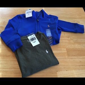 Polo Ralph Lauren baby boys 18m pull over & shirt